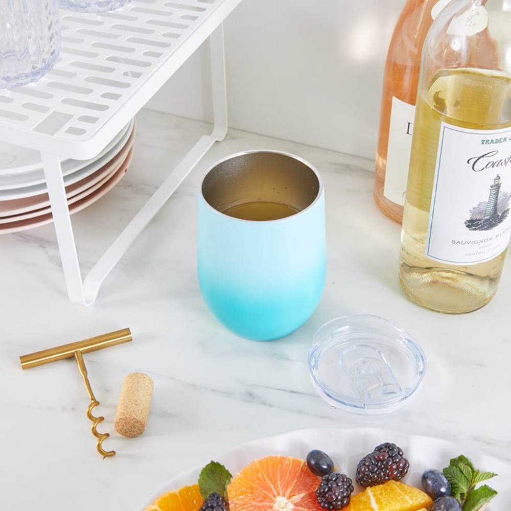 BNIB Blue Ombré Wine Tumbler